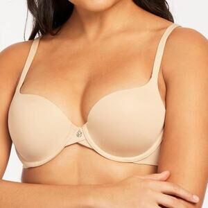 NWOT Montelle 9310 Pure Demi Cup T-Shirt Sand Bra – 34D